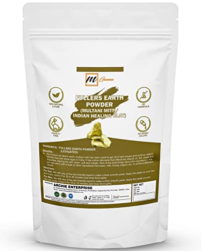 mganna natural puro 0,50 lbs MULA MULTANI MITTI PURIFICA | Fullers Earth Clay Powder Cosmetic Grade