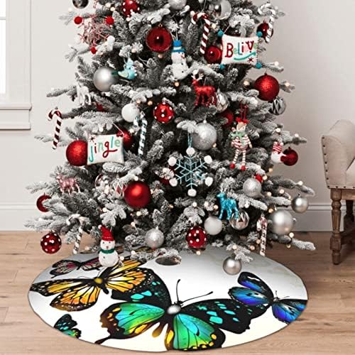 Salia de árvore de Natal 48 - Bela Butterfly Butterfly Tree Tat para decoração de Natal Ano Novo