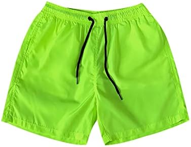 Shorts masculinos clássicos casuais fit shorts de praia de verão com bolsos elásticos shorts