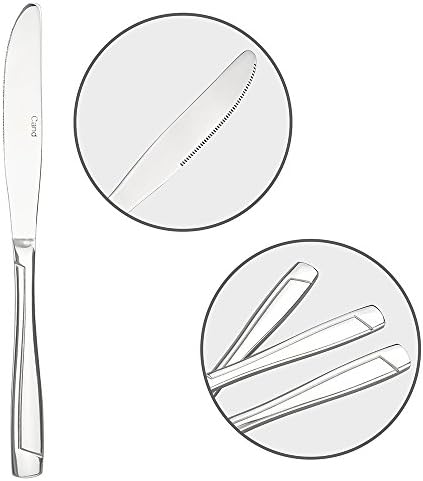 Conjunto de faca de faca/faca de faca de aço inoxidável Cand, conjunto de talheres, 16 peças