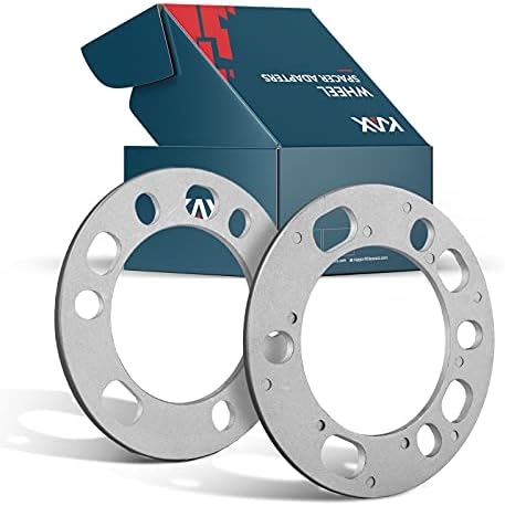 Adaptador de espaçadores de rodas Kax 6mm 1/4 2pcs espaçador de roda plana 5 × 5,3 '' 5x5.5 6x5.3 '' 6x5.5 108mm de furo para Silverado 99-21.1500 F150 87-21, RAM 1500 11-21, Tacoma 95-21
