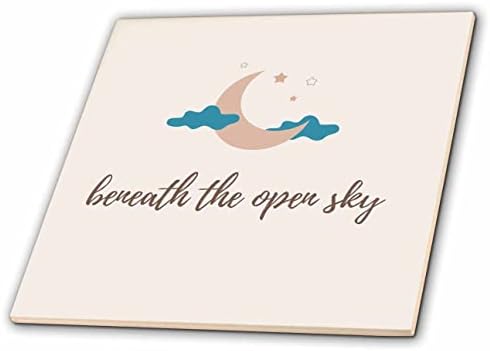 Citações inspiradoras 3drose para mulheres sob o céu aberto - azulejos