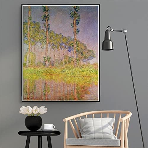 Três árvores em pintura de primavera de Claude Monet DIY 5D Diamond Painting Kits Diy Arts Craft for Home