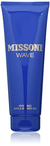 Missoni Wave for Men Perfumed Bath Chuser Gel, 8,4 onças