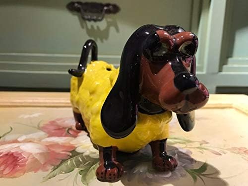 Zamtac American Painted Cerâmica Sweater Dachshund PetBox Pet Dog Decoração Decoração da sala de