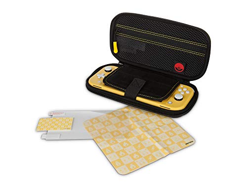 Kit de caso de proteção PowerA para Nintendo Switch Lite - Pokemon Checkerboard: Amarelo