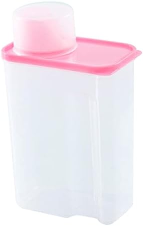 Jisader Clear Rice Bin Storage, recipiente de alimentos com copo de medição, balde de armazenamento de