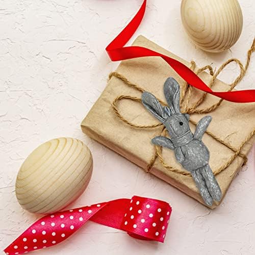 Nexta Time Decoração da Páscoa Doll Plush Rabbit Presente de coelho decoração de decoração de acrílico lustre