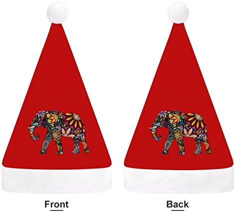 Chapéu de Natal de elefante flora