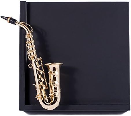 Presente da Broadway Gold Saxofone Decorativo Classic Black 5x7 quadro de imagem