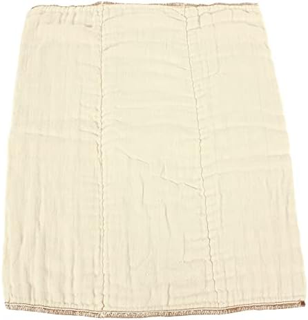 Fraldas de pano pré -dobradas osocozy - fraldas de bebê macias e absorventes feitas de algodão não branqueado