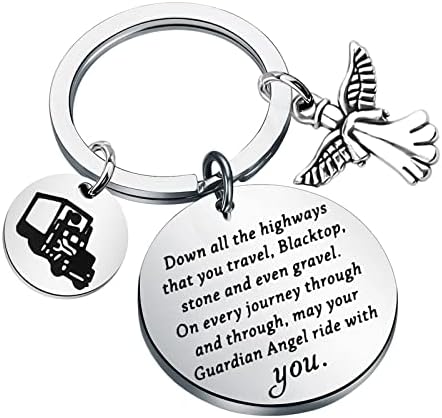 WSNANG Trucker Gift Truck Driver Keychain Drive Presente de jóias seguras para caminhão guardião