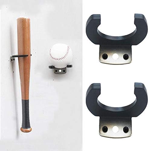 Partes da ferramenta Duas verticais de bastão de beisebol de beisebol exibir suporte de parede