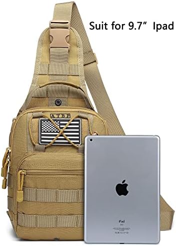 Bolsa de estilingue tática ATBP Tactical One Strap Mackpack Bag Mackpack de Crossbody para viagens