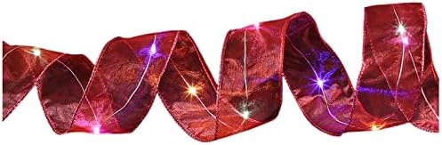 Manchas de vidro manchas de gama grande luz de fada de fada de Natal luzes led luzes de fita dupla luz de fita
