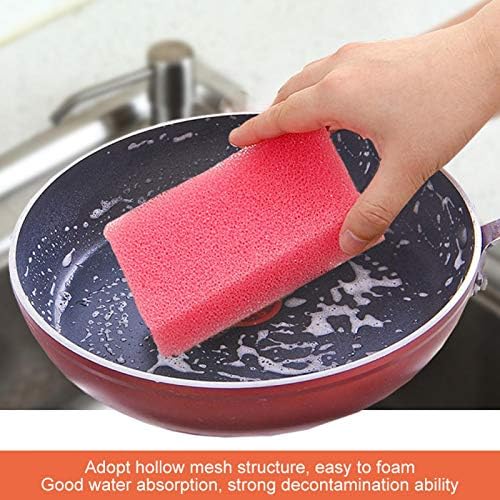 Lavagem de prato de esponja, tigela, panela, ferramentas de limpeza de mesa de cozinha Use 10pcs