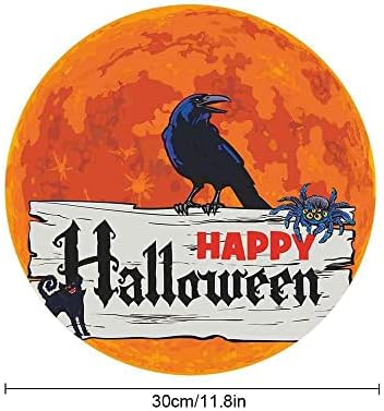 Adesivo leve pacote halloween corvo luminoso luminoso lua festival decoração de janela auto