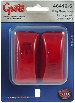 Lâmpada Grote CLR/MKR, vermelho, lâmpada única selada, pacote de varejo