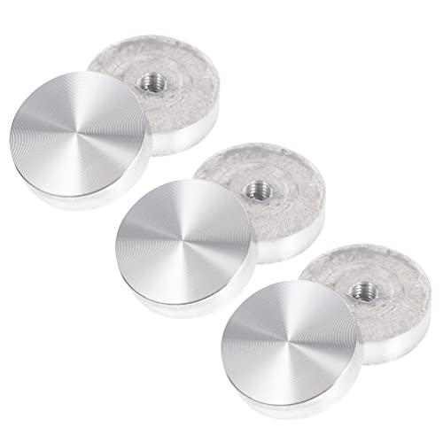 Tabela de café redonda da mesa de café doitool Chaves de mesa em branco 6pcs disco de alumínio, disco de