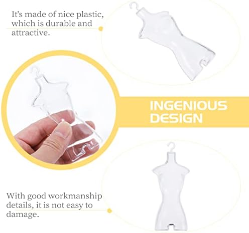 Excet Coração cabides vestido de boneca forma vestido de tecido plástico Plástico Demountable Display