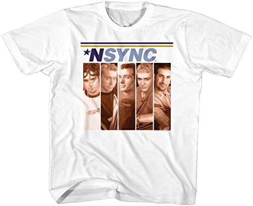 American Classics Nsync Boxes White Adult T-Shirt Camiseta