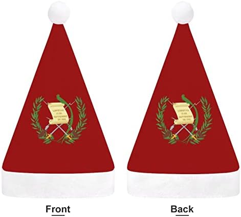 Símbolos patrióticos da Guatemala Chapéu de Natal Praxinho Papai Noel Função engraçada para a festa
