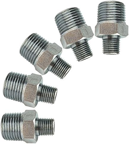 1/8 BSP Male a 1/4 polegada BSP Male Pasculina Up/Down Thread Union AR ARJATENT 5 PK FT084