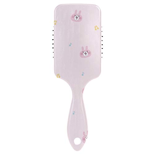 Escova de cabelo de almofada de ar vipsk, coelho colorido colorido de plástico, boa massagem