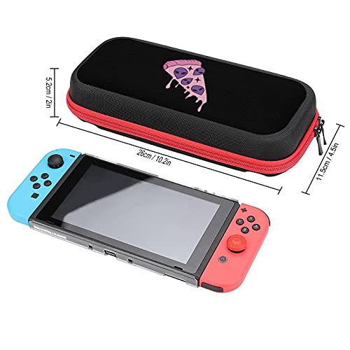 Espaço de pizza com capa de transporte de OVNIs para Nintendo Switch Protetive Protectable Hard