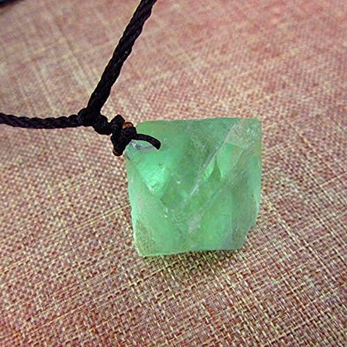 ACXICO 2 PCs Flouster verde Gem Pedra de Cristal de Cristal de Colete Cura Gemita