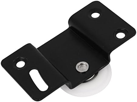 Aexit 38mm DIA Hardware de gabinete de roda única Placa de retângulo de metal de metal deslizante Slides de gaveta