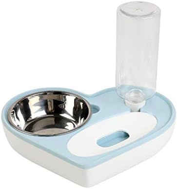 Albolet Cat Dog Food and Water Bowl Set, Pet Automatic Water Dispenser destacável e alimentador