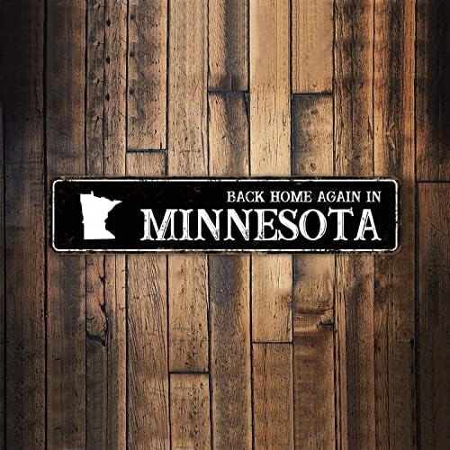 My Sweet Home-Minnesota retro placa metal sinais minha doce casa-Minnesota American States Mapa de qualidade