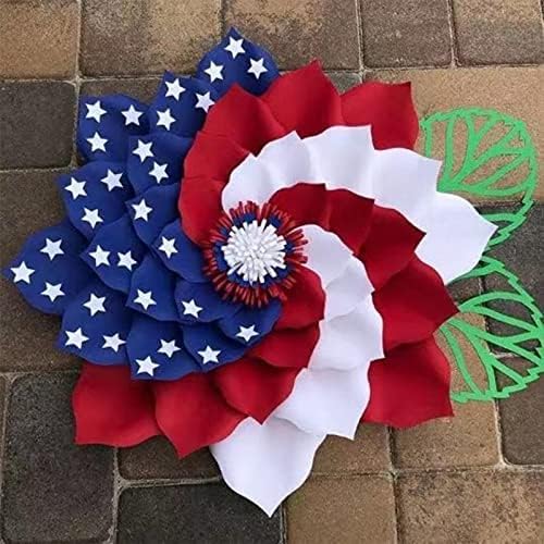 30 Wrinalh Wreath Wrinal Memorial Door da Doormerican Decorações patrióticas Independência da coroa de grinaldas