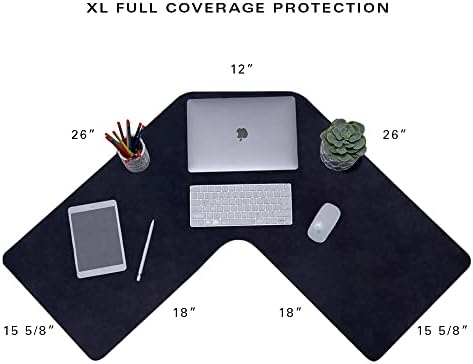 Marca da marca CON-TACT XL Mouse Pad | Bordas costuradas da mesa de canto Mousepad estendido