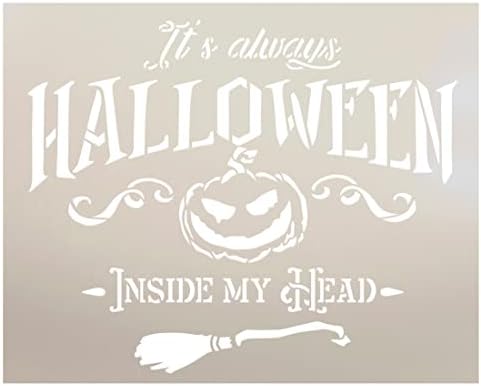 Sempre Halloween no meu estêncil de cabeça por Studior12 - Selecione Tamanho - EUA Made - Craft
