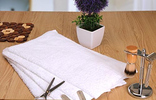 Toalhas de utopia toalhas de salão branco, pacote de 24 toalhas altamente absorventes para a mão, academia,
