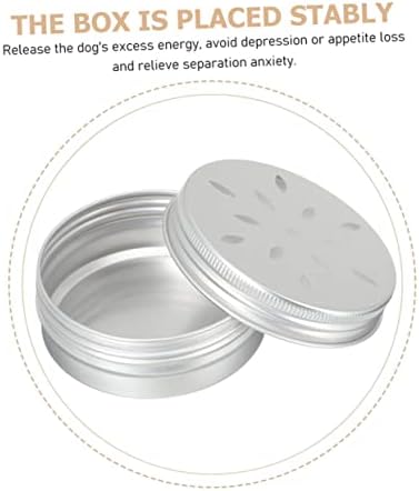 Angoily 18 PCS Treinamento de cães Caixa de perfume Tópico de alumínio