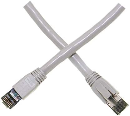 Cablewholesale CAT8 S/FTP Ethernet Patch Cable, Boot, 40 Gbps - 2000mHz, 4 pares 24awg preso cobre