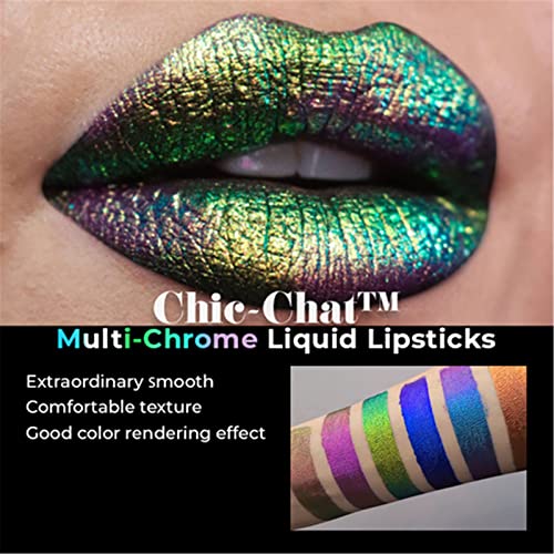 Feilium Chic-Chat Multi-Chrome Lipsticks, batom de herbaluxy, batons chat chiques, batom de chat de chat belas