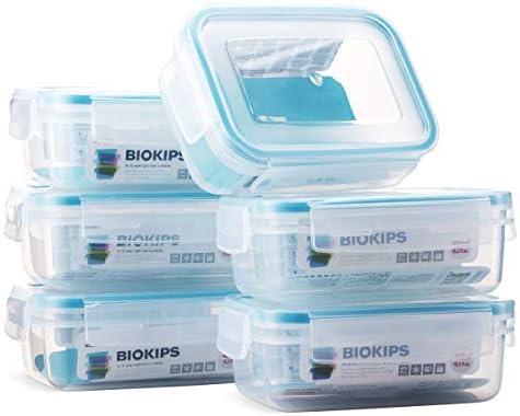 Recipientes de armazenamento de alimentos aéreos da Komax Biokips-recipientes para lanches à prova de vazamentos