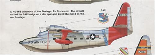 モデルズビット Modelos Bit MVS72038 1/72 Air da Força Aérea dos EUA Grumman Hu-16B Aeronaves de resgate Albatros, Modelo de Plástico