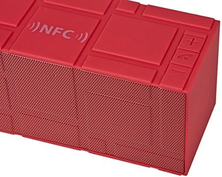 MONOPRICE 110950 BLUETOOTH NFC BRICK FALOR, vermelho portátil