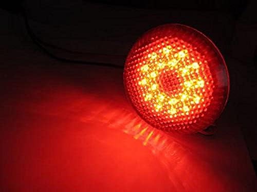 TECNOTIVA XOTICA 2PCS Lente vermelha LED LED LENTES DE FREIO DE REFERÊNCIO DE TRAÇO TAIL LIGHTS