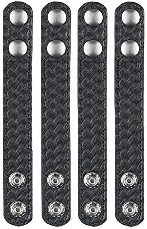 Bianchi Accumold Elite 4-Pack 7906 Chrome Snap Belt Keepers