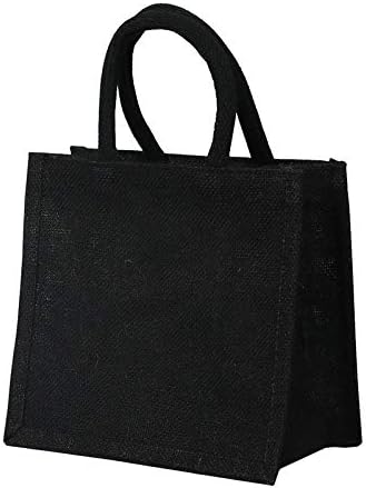 Bolsa de serapilheira cor preta pequena saco de lancheira média grande grande bolsa de compras