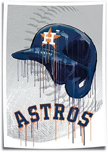 Houston City Baseball Poster Print Canvas Wall Art Decor para sala de estar grande pintura imagem para fãs