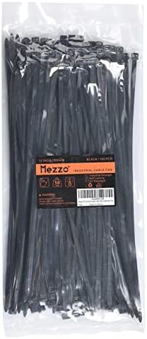 MEZZO CABO BENIDA DE PESADO PESADO DE 12 polegadas （100 pacote, laços de arame plásticos ultra-fortes