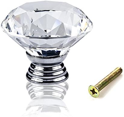 GBSTORE 6 PCS 30mm de forma de cristal de cristal de diamante de 30 mm