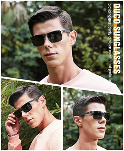 Óculos de sol polarizados para homens para homens vintage Óculos de pesca de pesca com proteção contra fibra de